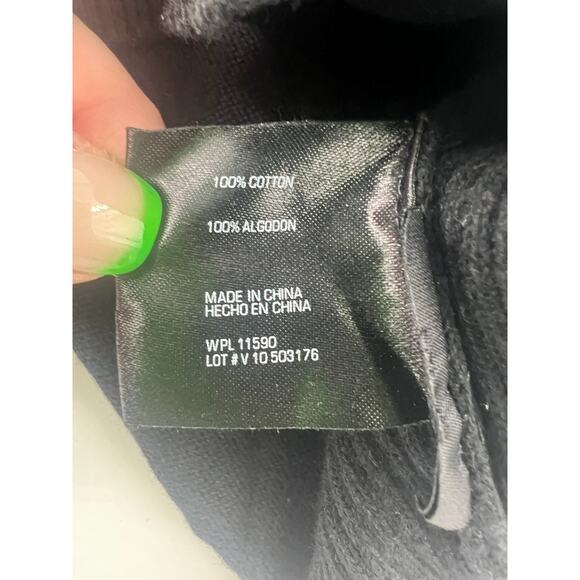 Weatherproof Sweater Mens Large Black ¼ Zip Pullover Normcore Long Sleeve Dressy - Picture 2 of 8